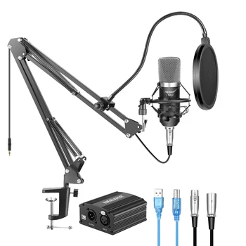 Kit kondenzatorski mikrofon Neewer NW-700 s Fantom izvor USB napajanje 48 v, stalak za ножничных poluge NW-35, šok