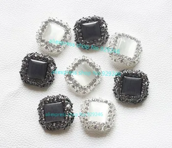 gumb iz drugog sivog kamena, 3,2 cm za kaput, gumb od prozirnog kristala, dijamanata, srebra za nakit odjeća, pribor za ručni rad