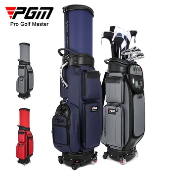PGM Nova muška torba za golf s kočnice na sva četiri kotača teleskopski torba s ravnim poticaj, zračni upućivanje