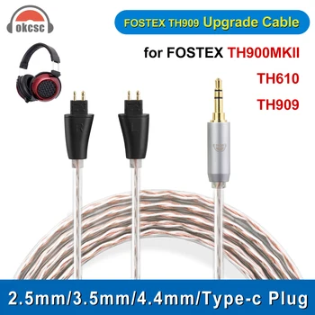 Standardni Uravnotežen kabel za slušalice OKCSC za FOSTEX TH900MKII TH610 TH909 s 4-nuklearno nadogradnje 2,5 mm/3,5 mm/4,4 mm/Audio kabel s priključkom Type-c