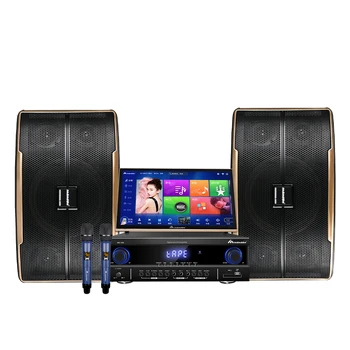 19-Inčni KTV-karaoke player sa zaslonom osjetljivim na dodir 4K 4 TB, četiri u jednom, komplet Karoke za karaoke Videoke s pojačalom i zvučnicima