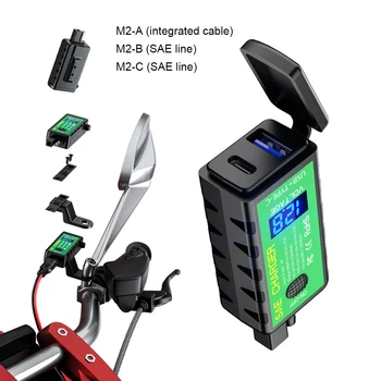 USB punjač za motocikle, vodootporni prilagodnik za punjenje pametnih telefona za motocikl