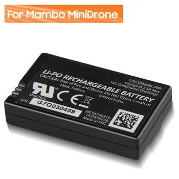 Nova smjenski baterija za Parrot Mambo MiniDrone Jumping Sumo Rolling Spider Punjiva baterija 550 mah
