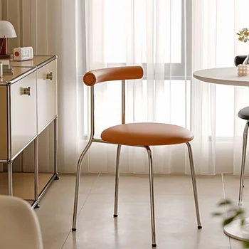 Krem stil Srednjovjekovne pluća luksuzni blagovaona stolice stolice sa naslonom Moderni minimalizam Kava spavaće sobe Stolovi za učenje Stolica za dnevni boravak