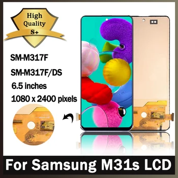 100% Test za Samsung Galaxy M31s Lcd SM-M317F M317F/DS Zaslon Osjetljiv na Dodir Digitalizator Sklop Ploča
