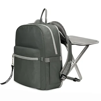 Sklopivi lagan ruksak 2 u 1, torba za ribolovni stolice, tepih, stolice, kombinirani ruksak za kampiranje, ribolov, pješačenje, prostor za piknik