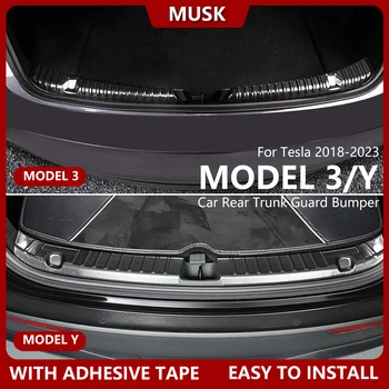 Za Tesla model Y Zaštita stražnjeg prtljažnika od nehrđajućeg čelika, zaštitna maska branik, maska na prag vozila, pedala natikača, pribor 2022