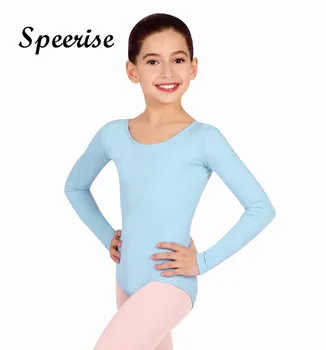Speerise/ dječja гимнастическое odijela s dugim rukavima, body od spandex za djevojčice, balet plesne kostime za djecu