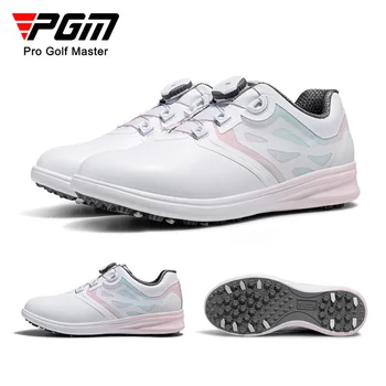 PGM/ Ženske cipele za golf, Vodootporan neklizajući Ženske Ultra Soft Prozračna Tenisica, Ženska Sportska obuća s remenom na ručku 35-39 Metara