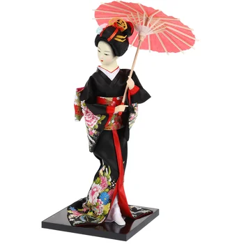 Japanska Kimona Figurica Gejše Kipić Japanske Djevojke Ukras Kućni Ured