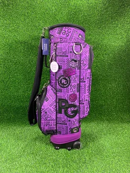 Izvrsni golf torba, torba-šleper PG, ženska torba-transporter dvostruke namjene na jedno rame, muška, ženska, s bojom ispis u obliku nasmijana lica