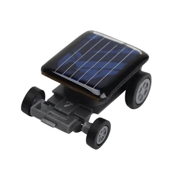 5X High-end Mali Mini Automobil Na Solarnu Energiju, autić, Racer, Trening Gadget, Dječje Igračke, Igračke na Solarnu Energiju, Crna
