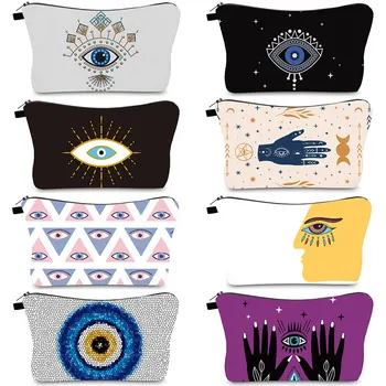 Turski plava whammy Prijenosni ženske cestovne eko-torbe za pohranu Organizator za toaletne potrepštine, kozmetičke torbe, ženske torbe za šminkanje na red
