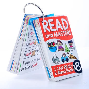 Kartice za učenje engleskog jezika, Knjige za djecu Na engleskom jeziku, Edukativne Igračke za djecu 112 Grupa od 67 Vodootporne Knjiga za čitanje Montessori
