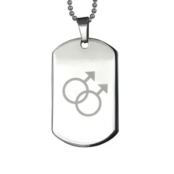 Ogrlice, Maxi-ogrlica Collier 2022, nove ogrlice za lezbijki i homoseksualaca, privjesci, oznaku za pse od nehrđajućeg čelika 316l, nakit veleprodaja