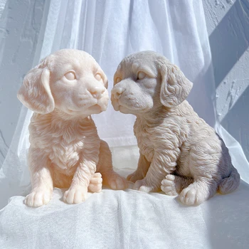 Svijeća za štene Спрингер-спаниеля, silikonska oblik, 3D kipić slatka štenaca, oblik od soja voska, oblik za uređenje doma, dar ljubitelj pasa