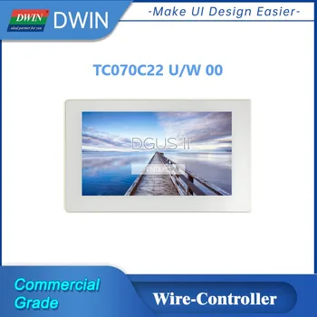 DWIN 7,0 Cm 1024*600 IPS Kapacitivni multi-Zaslon Osjetljiv na dodir Žični Kontroler Termostat T5L2 16,7 M Boja 250nit Pametna Kuća Zidni Panel