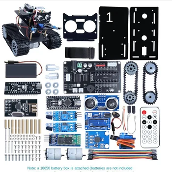 Kit za programiranje auto pametnog robota Elektronski paket za upravljanje vozilom komplet za učenje programiranja Smart Car Robot Kit