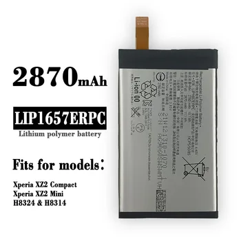 2870 mah Novi High-end Baterija LIP1657ERPC Za Sony Xperia XZ2 Compact XZ2 Mini H8324 H8314 Ionska Baterija Zamjenjiva