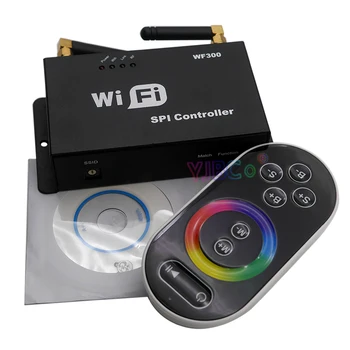 WF300 IC Pixel WiFi RGB SPI led trake, kontroler 5 12 24 U bežični rf daljinski boji modul za podešavanje svjetline svjetlosti