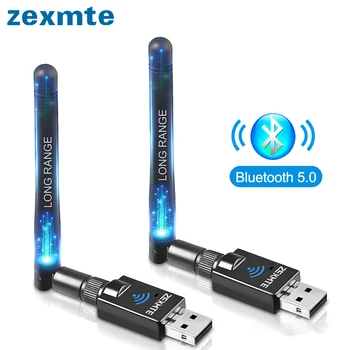 Zexmte 100 M USB Bluetooth 5,0 Adapter 20 M 50 M Bluetooth 5,1 Ključ Audio Predajnik Prijemnik za Windows 10/8/8.1 Adaptador