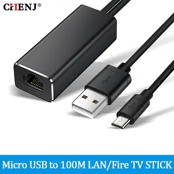 Adapter mrežni Ethernet kartice Micro USB priključak Za spajanje na RJ45 100 Mbit/s Za Fire TV Stick Iz USB-do 100 M od Mrežne kartice, USB Ethernet Adapter