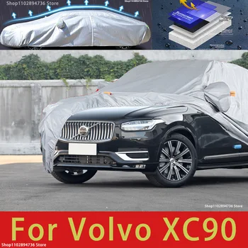 Za Volvo XC90 Vanjska Zaštita Puni navlaka Snijeg Pokriva Štitnik Za sunce Vodootporan Prašinu Eksterijer Auto oprema