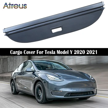 1 komplet Prtljažniku Automobila Upućivanje Pukovnije Poklopac za Model Tesla Y 2020 2021 2022 Pop-Stražnja Amortizera Распорная Zavjese auto oprema