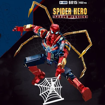 MOC Spiderman Igračke Spider-Man Gradivni Blokovi Klasične Superjunaka iz Marvela Model Mjehovi Figurice Skupština Cigle Dar Za djecu Skupova