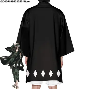Cosplay kimono Kisuke Urahara Bleach s 3D ispis, muška i ženska t-shirt, japanska kimona, kardigan, muška юката хаори