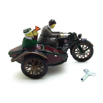 Dječji заводные igračke, starinski paklena plišani motocikl s prikolicom, izravna dostava