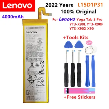 2022 godine 100% Originalni Lenovo Yoga Tab 3 Pro YT3-X90L YT3-X90F YT3-X90X X90 100% Original bateriju od 4000 mah L15D1P31