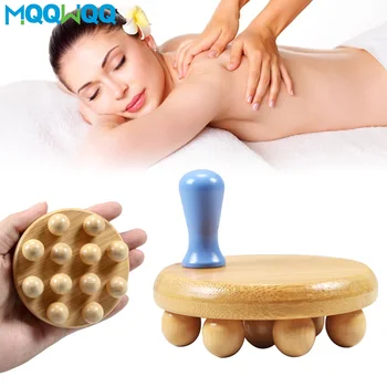 Drveni jastuk u obliku gljiva Ručni alat za masažu stolarija, anticelulit, лимфодренажный, снимающий napetost mišića tijela