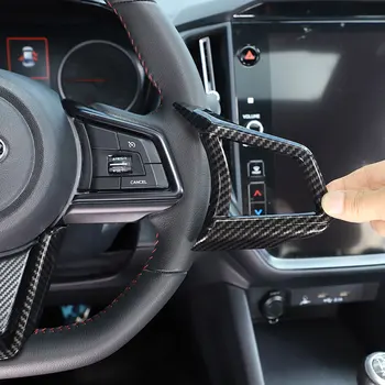 Za Subaru WRX 2021-2023 ABS Karbonskih vlakana Gumb za volan automobila Okvir Poklopac završiti naljepnica auto oprema