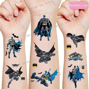 Crtić Batman tattoo naljepnice film junaka naljepnice dječja igračka tattoo naljepnice-dječji vrtić nagrade darovi za rođendan