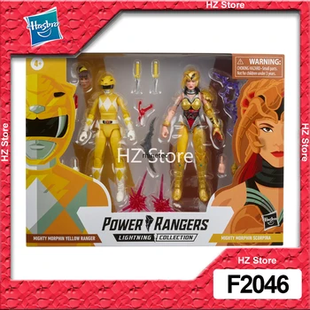 Zbirka Hasbro Power Rangers Lightning, moćni Morfij, žuta rendžer protiv Скорпины, 2 kutije, F2046