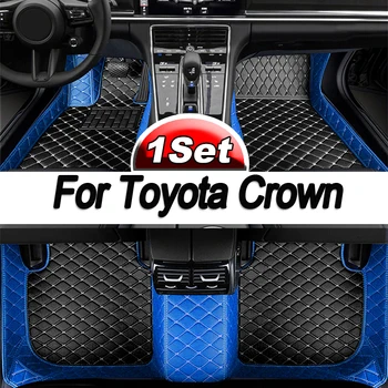 Auto-Tepisi Za Toyota Crown S180 2003 ~ 2009 Tepih Luksuzni Kožni Tepih Protiv Prljavštine Mat Auto Oprema Auto Solidne Tepih Komplet