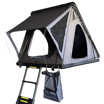 Kvalitetan univerzalni vodootporne auto šator hard shell roof top tent za 2-3 osobe automatski otvoreni automobili šator na krovu s пристройкой za cerade DIY