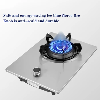 Energy saving štednjak na ukapljeni prirodni plin s jedne štednjak, zaštita od termoparovi, ploča od kaljenog stakla