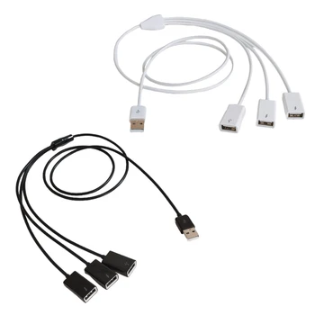 Prijenosni USB razdjelnik 3 u 1 sa nekoliko USB portova, USB produžni kabel 1 m/3,3 ft