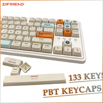 PLASTIČNE Tematske kapice za ključeve 133 tipke Мятно-zelena narančasta kapa za ključeve u svojim rukama za mehaničke tipkovnice Keycups Kit Set