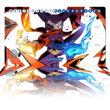 Digimon Playmat Impmon DTCG CCG Igra Shopping Card Igre Mat Anime podloga Za Miša Gume Stolni Mat Igre Pribor Zone i Torba