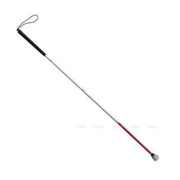 Aluminijski sklopivi štap za kretanje, bijeli štap za slijepe (sklapa se na 4 dijela), 123 cm (48,4 cm)