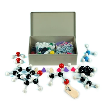 307 kom/compl. model molekularne atoma s shemu kodiranja, dječje kemija, znanstveno obrazovanje, tutorijali, dječje razvija igračka