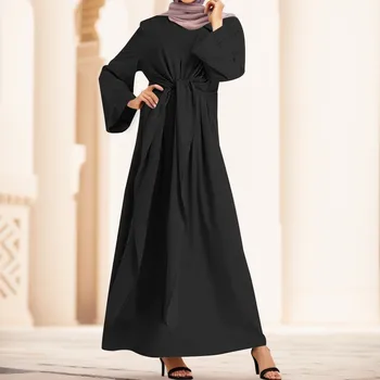 Donje muslimansko haljini dugih rukava, starinski pulover, Абайя, молитвенная odjeća, приталенная majica, haljina za žene