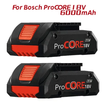 Modernizirana Litij-ionska baterija 18V 6.0 Ah za bežični bušilice Procore 1600A016GB Bosch 18 V Max, 2100 Ugrađen ćelija