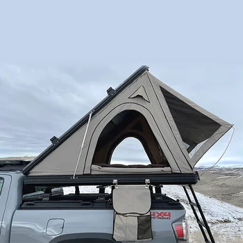 Visokokvalitetna pješačkih trokutasti aluminijska šator s tvrdim kućišta na krovu, automobili šator