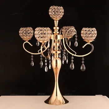 Skandinavski kreativni metalna kristalna svijećnjak Cvjetnih aranžmana svijećnjak Vjenčanje dekoracije Prometni rekvizite Pribor