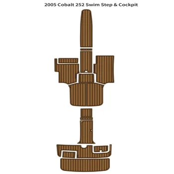 2005 Kobalt-252 Плавательная platforma kokpit tepih za brod EVA pjena umjetna teak Deck mat
