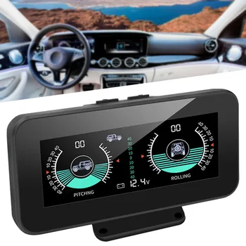Univerzalni auto-digitalni инклинометр HD LCD zaslon Alarm kuta za suv vozila